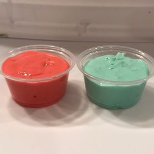 Scented watermelon slime🍉🍉You can swirl it.